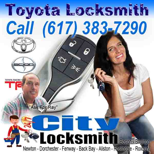 Locksmith Brookline Toyota – Call City Ask Ray 617-383-7290