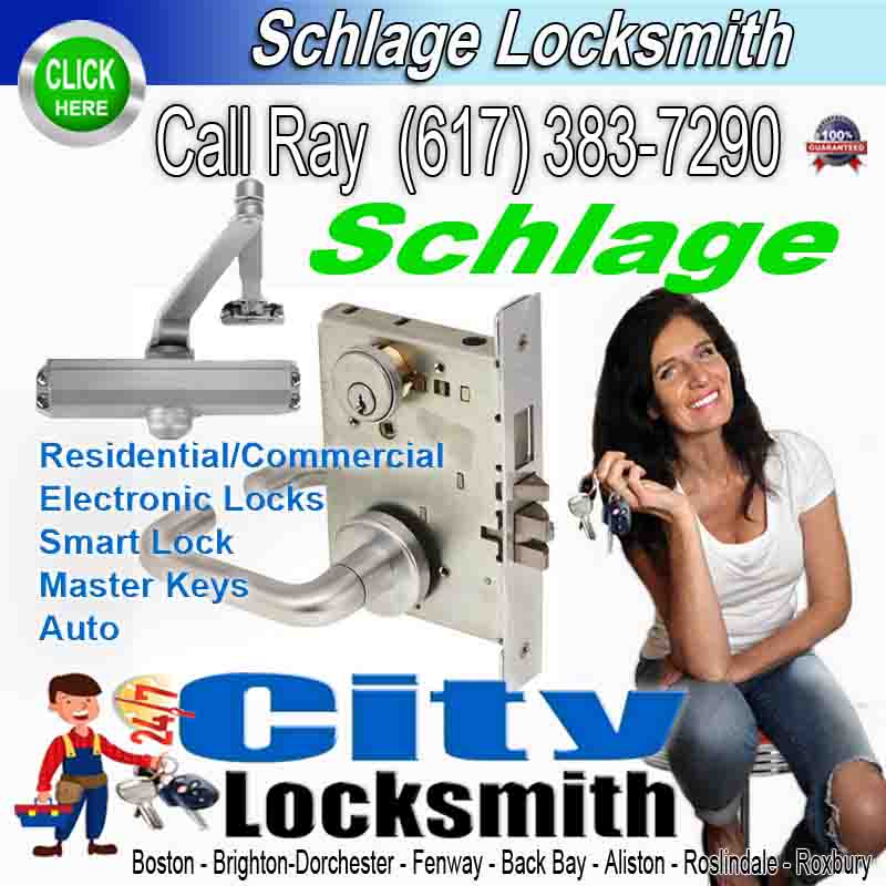 Schlage Locksmith – Call Ray (617) 383-7290