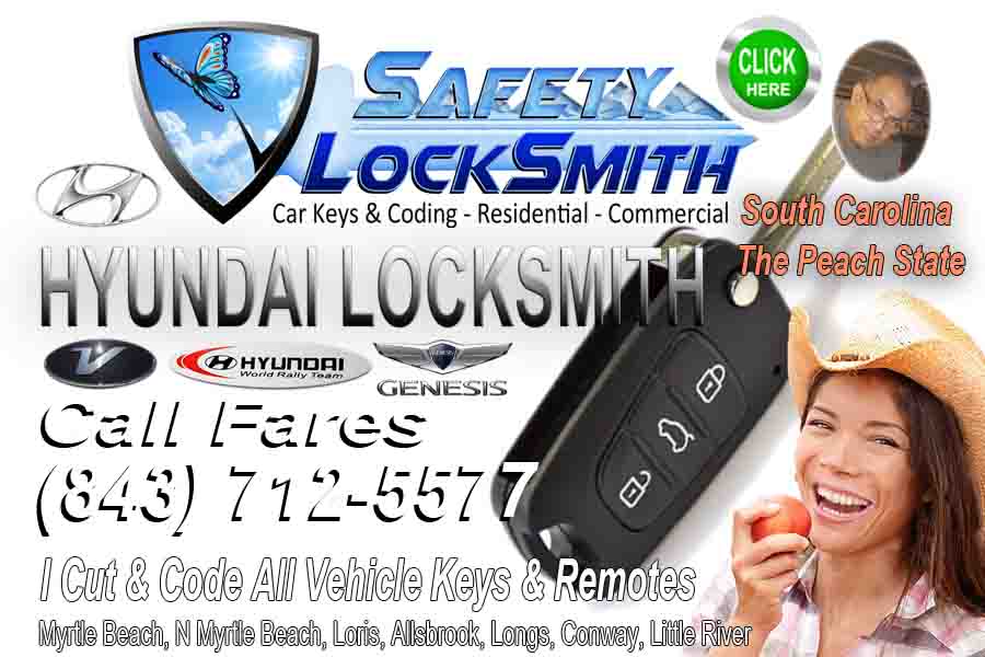 Car Keys Hyundai – Call Safety Fares (843) 712-5577