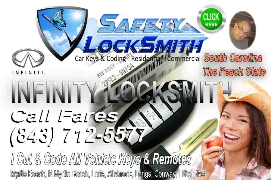 Infinity Key Repair – Call Safety Fares (843) 712-5577
