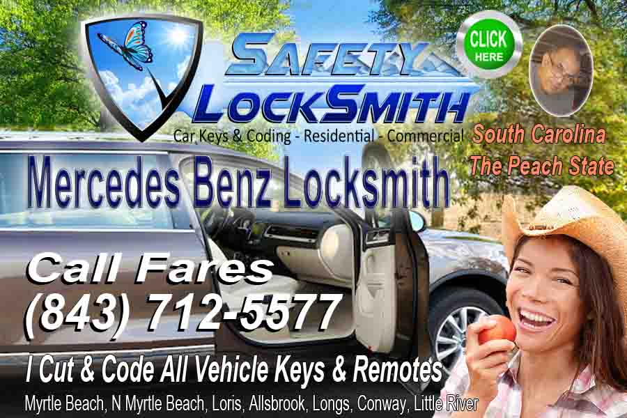 Mercedes Benz Locksmith – Call Safety Fares (843) 712-5577