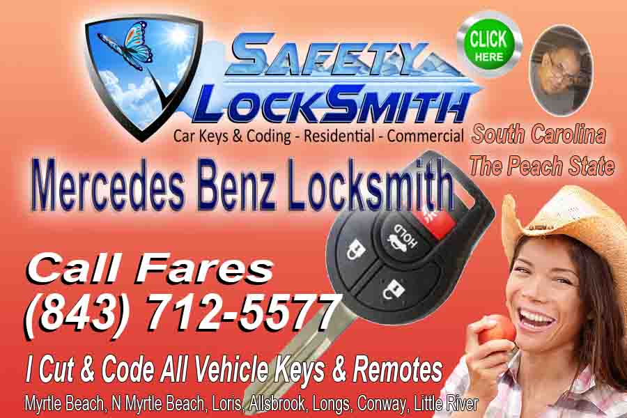 Mercedes Benz Key Coding Myrtle Beach – Call Safety Fares (843) 712-5577