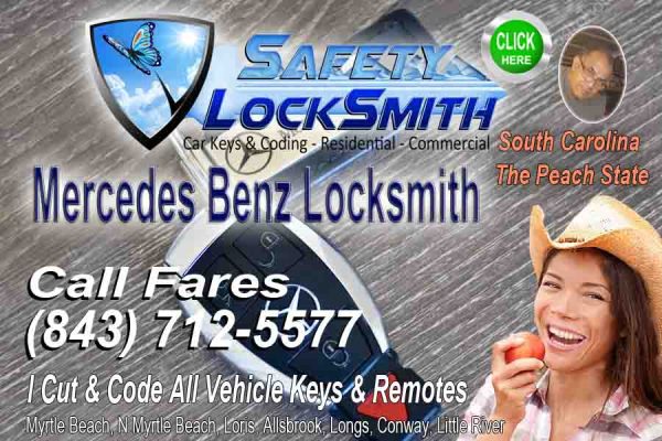 Mercedes Key Replacement  – Call Fares (843) 712-557716