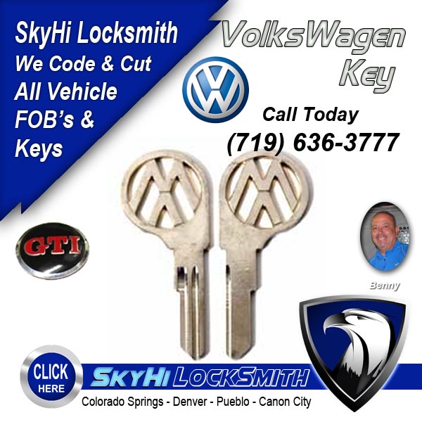 VolksWagen Keys & Fobs 1 (719-636-3777)