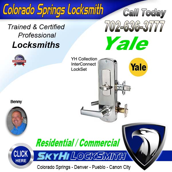 Yale Locksmith Services Call SkyHi Today 719-636-3777