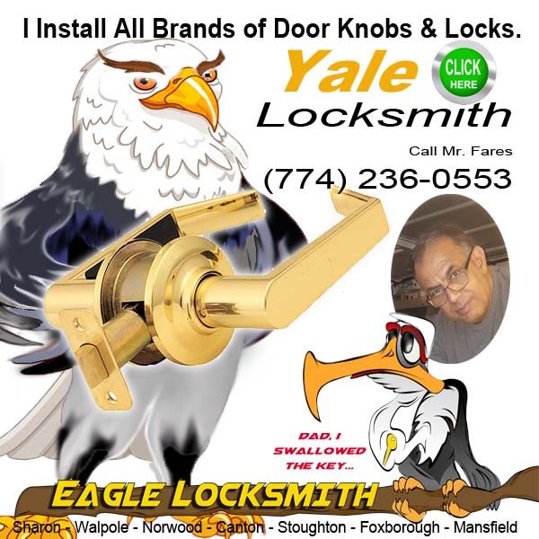 Yale Locksmiths Call Eagle Locksmith (Fares) 774-236-0553