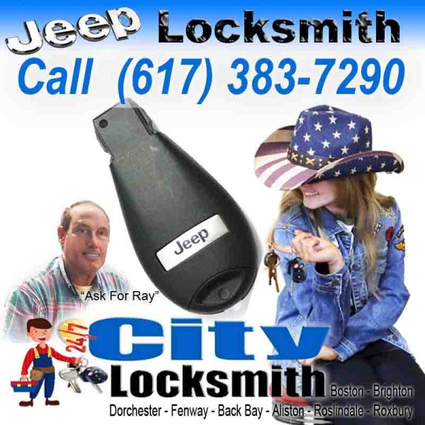 Locksmith Boston Jeep – Call Ray today (617) 383-7290