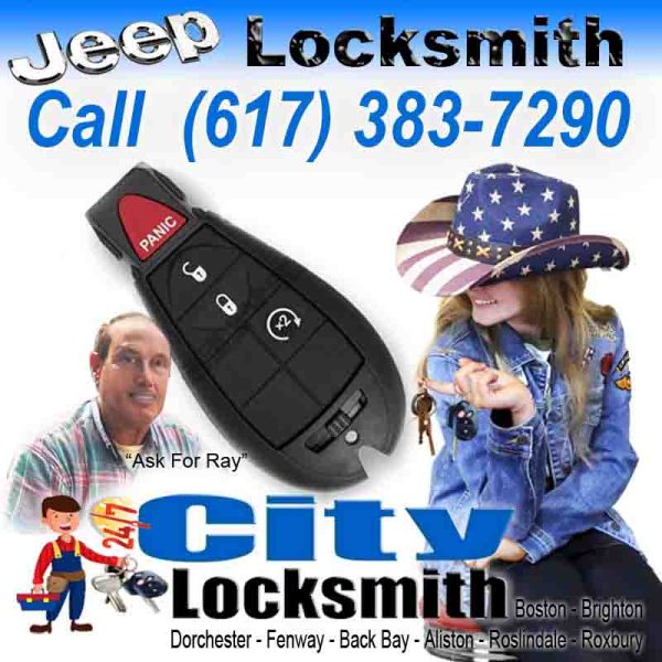 Locksmith Cambridge Jeep – Call Ray today (617) 383-7290