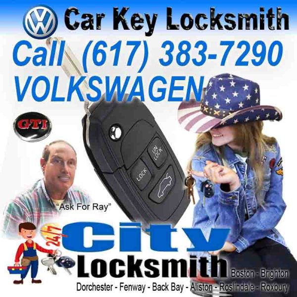 Locksmith Newtonville Volkswagen – Call Ray (617) 383-7290