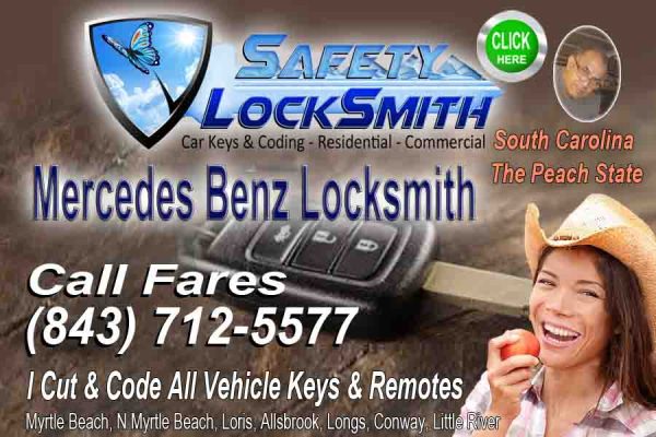 Mercedes Key Replacement Myrtle Beach – Call Fares (843) 712-557716