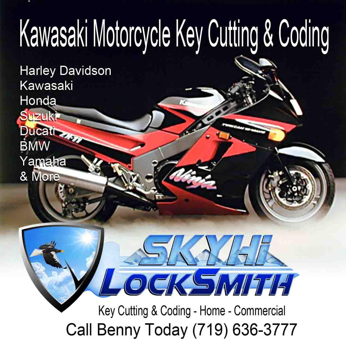 Kawasaki Keys – Call Benny (719) 636-3777