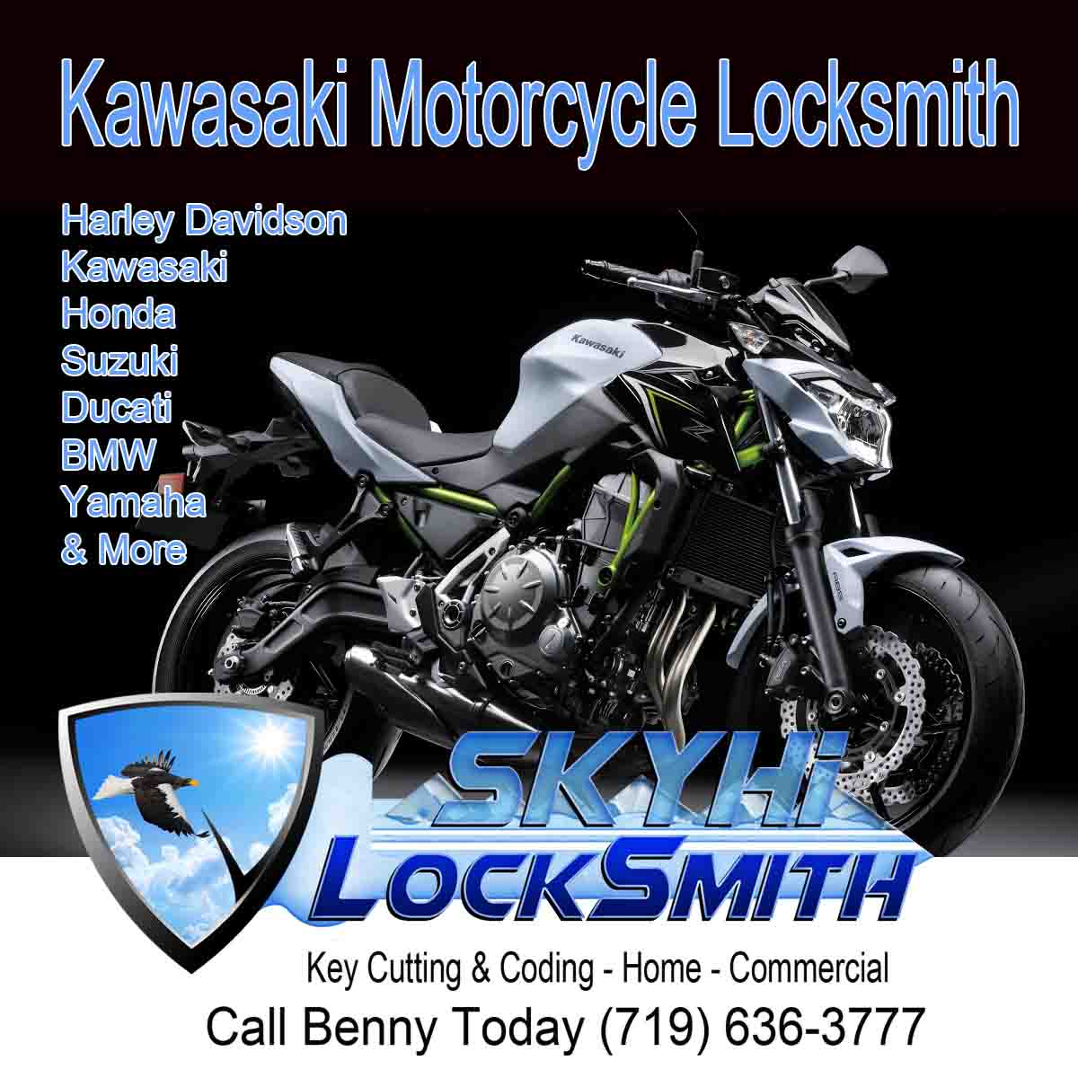 Locksmith Near Me Kawasaki – Call Benny (719) 636-3777