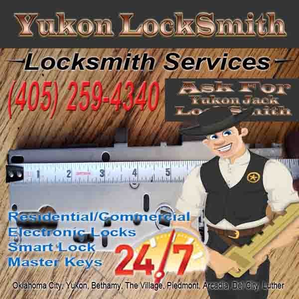 Yukon Locksmith Call Yukon Jack  405-259-4340