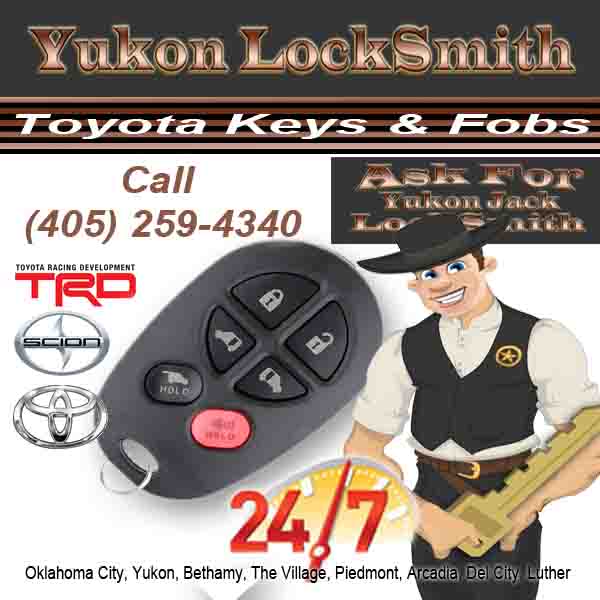 Toyota Locksmith Near Me - Yukon Locksmith Call (405) 259-4340